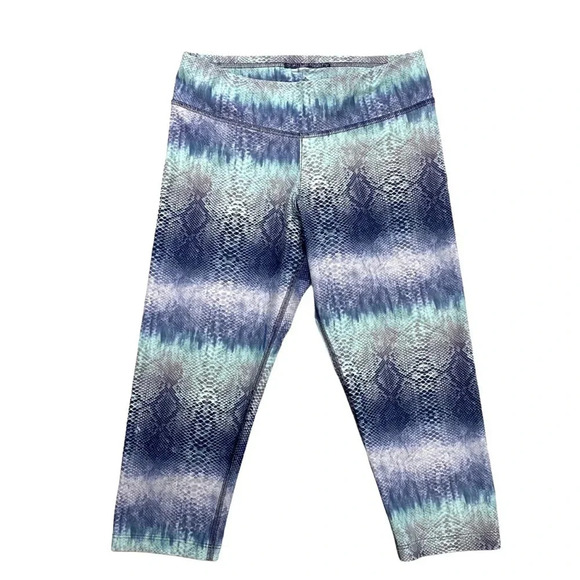 NUX Rio Capri Leggings Chameleon Ombré athletic Activewear Summer Crop Size S - Picture 4 of 8